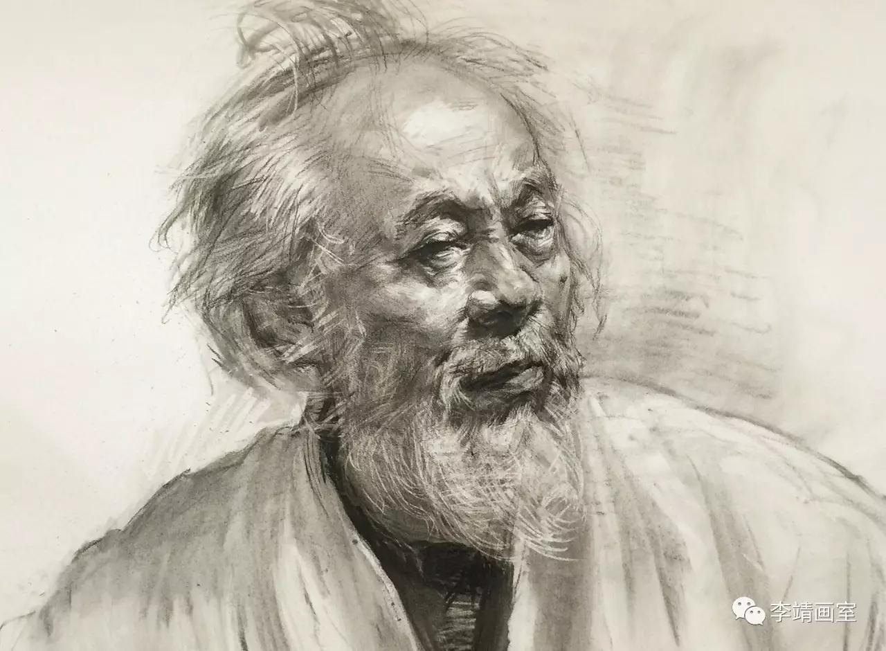 讯 想要跟王老师学习素描头像,就来李靖画室,李靖