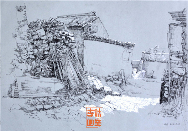 【写生作品集】山屋相连，诗画成篇！——北京美术培训画室13