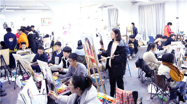 【李美出征，战无不胜】似乎是一个人在艺考，并肩战斗的却是很多人——北京美术培训画室23