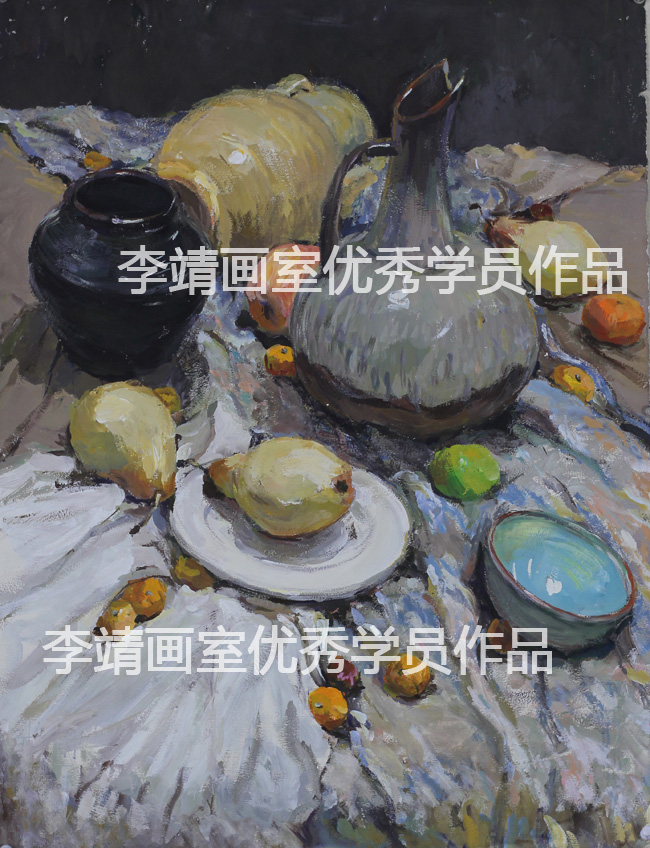 北京李靖美术培训画室色彩静物21