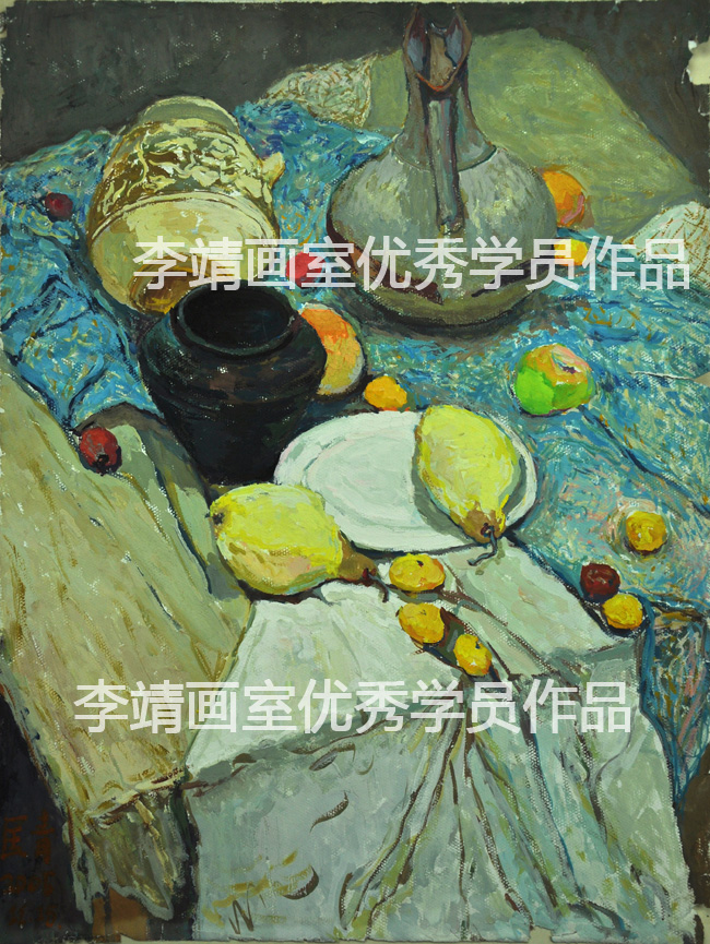 北京李靖美术培训画室色彩静物18