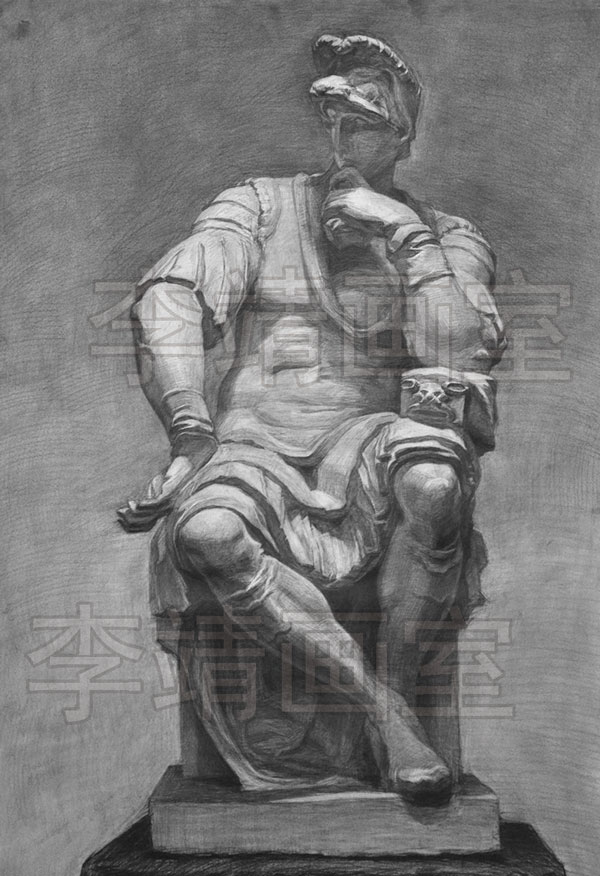 北京李靖画室优秀美术素描作品19