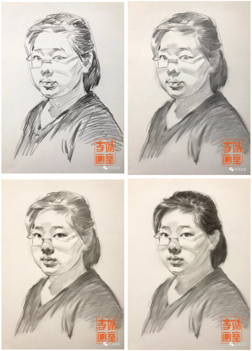 素描头像画不好？那是你没来李靖画室！——北京美术培训画室4