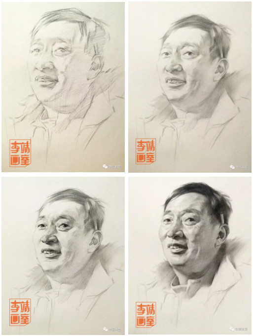 素描头像画不好？那是你没来李靖画室！——北京美术培训画室13