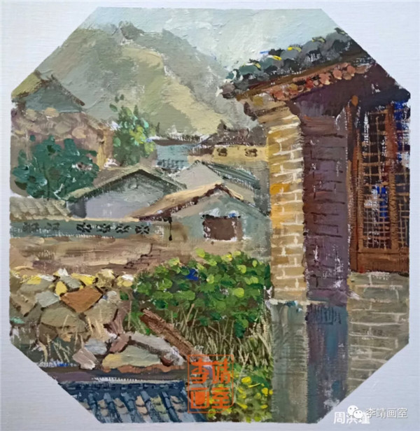 远山炊烟袅袅——山中岁月了无痕——北京美术培训画室26