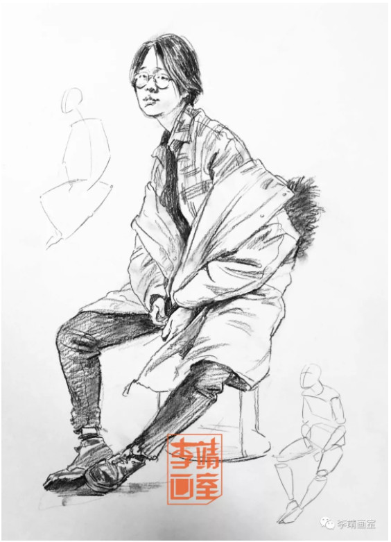 单人速写