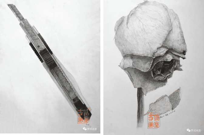 北京美术高考画室素描作品