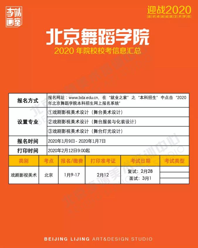 2020年院校校考信息汇总来了！,北京美术高考       11