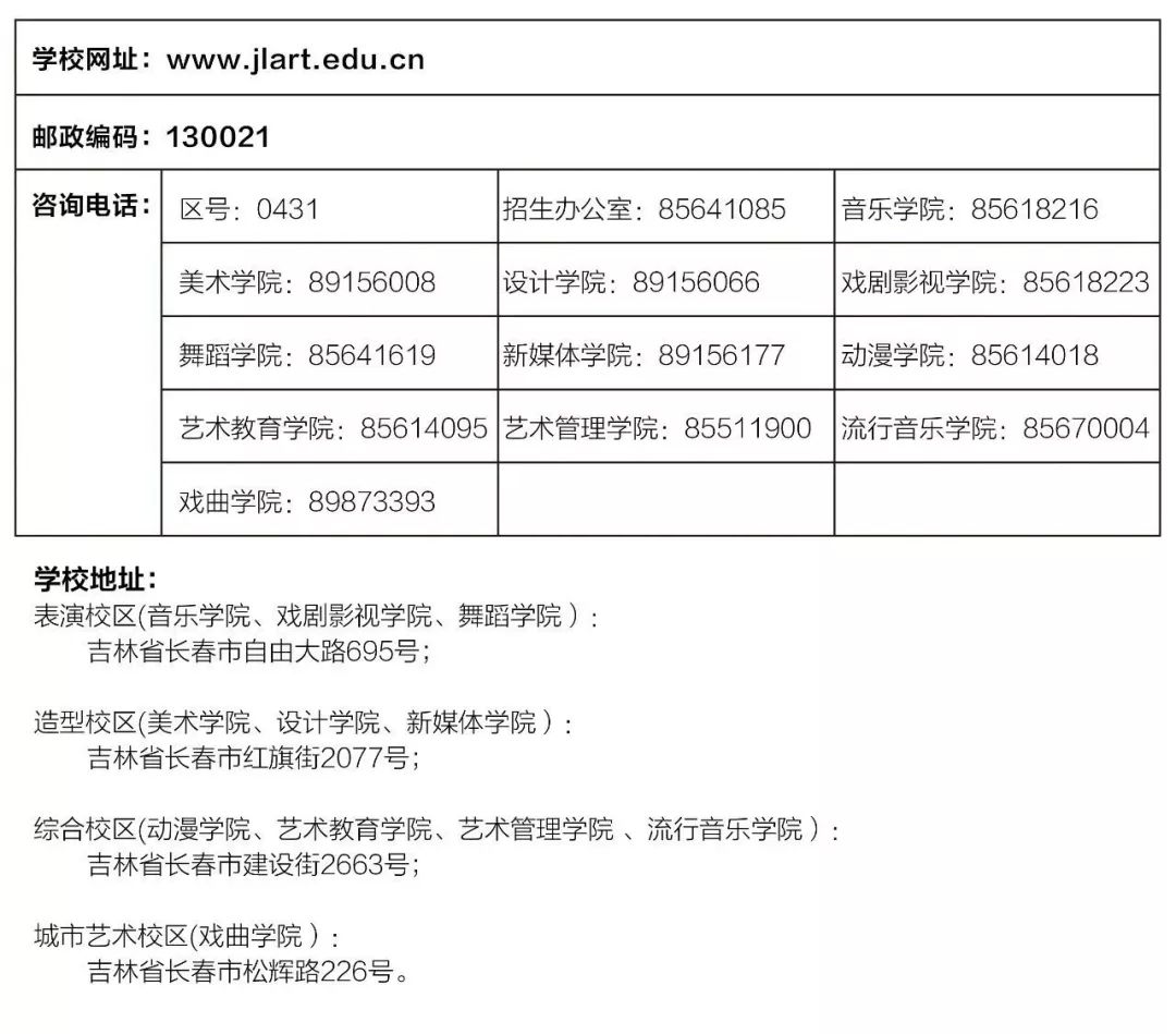 吉林艺术学院招生简章公布！,北京美术高考      07