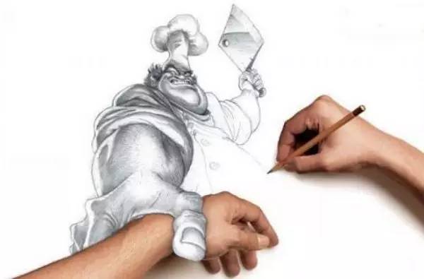 北京画室3D绘画作品，3D卡通扫描
