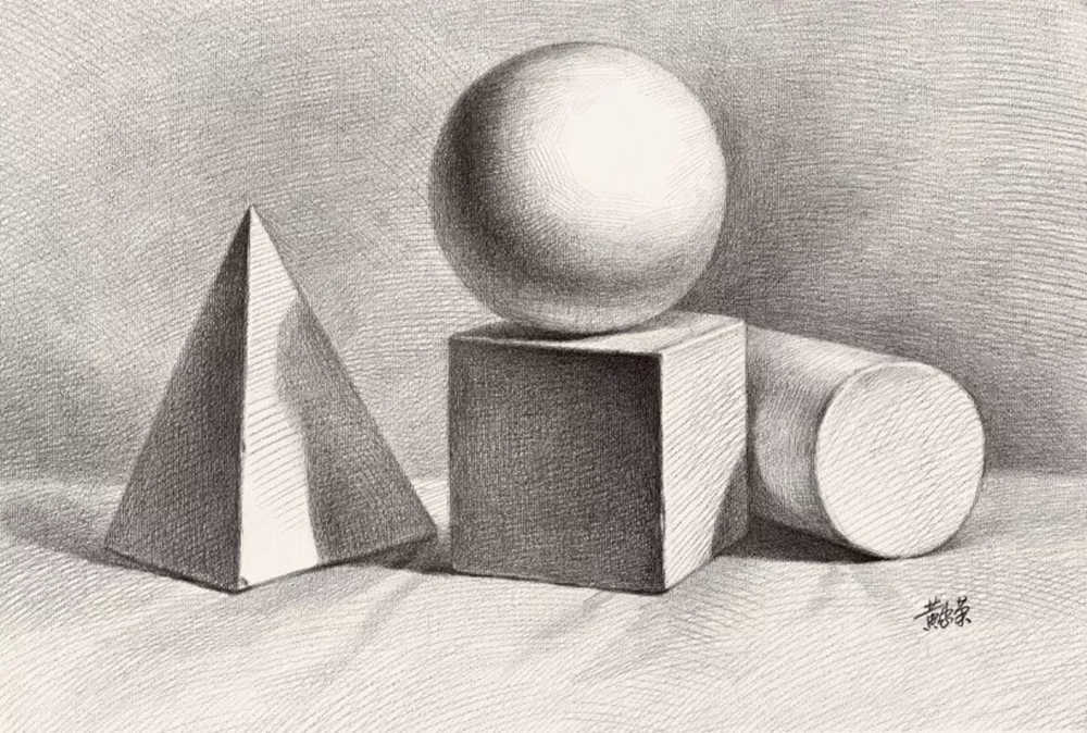 几何体素描不理解，北京美术培训画室教程教你画,17