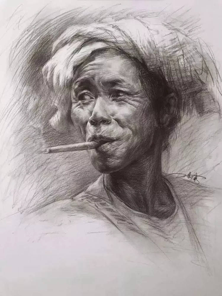 素描头像如何取得高分，北京画室告诉你该掌握哪些技巧,18