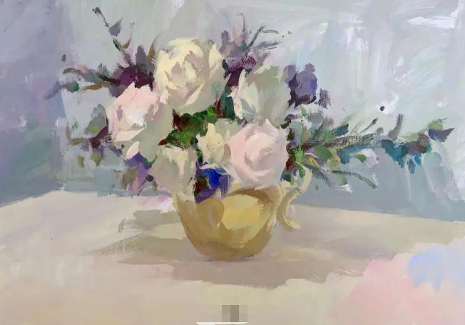 北京美术培训画室色彩教学｜衬布的颜色怎么调灰,19