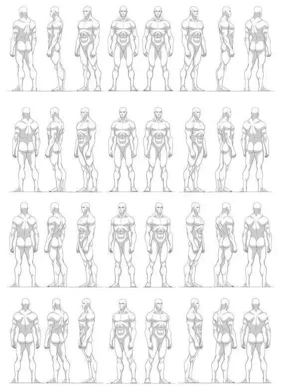 1000个精华速写人体动态资料，北京画室毫无保留的分享,31