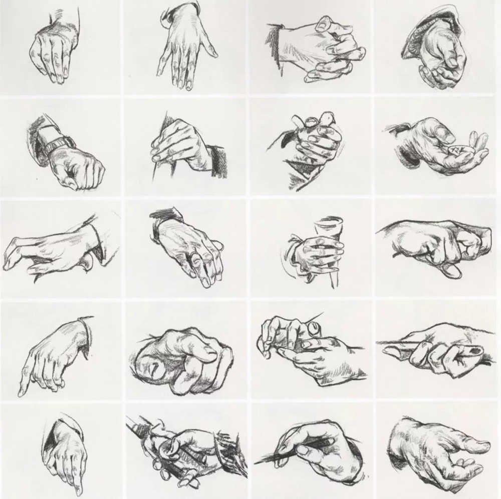 北京美术培训画室老师手把手教你如何刻画速写之手部、脚部和鞋,06