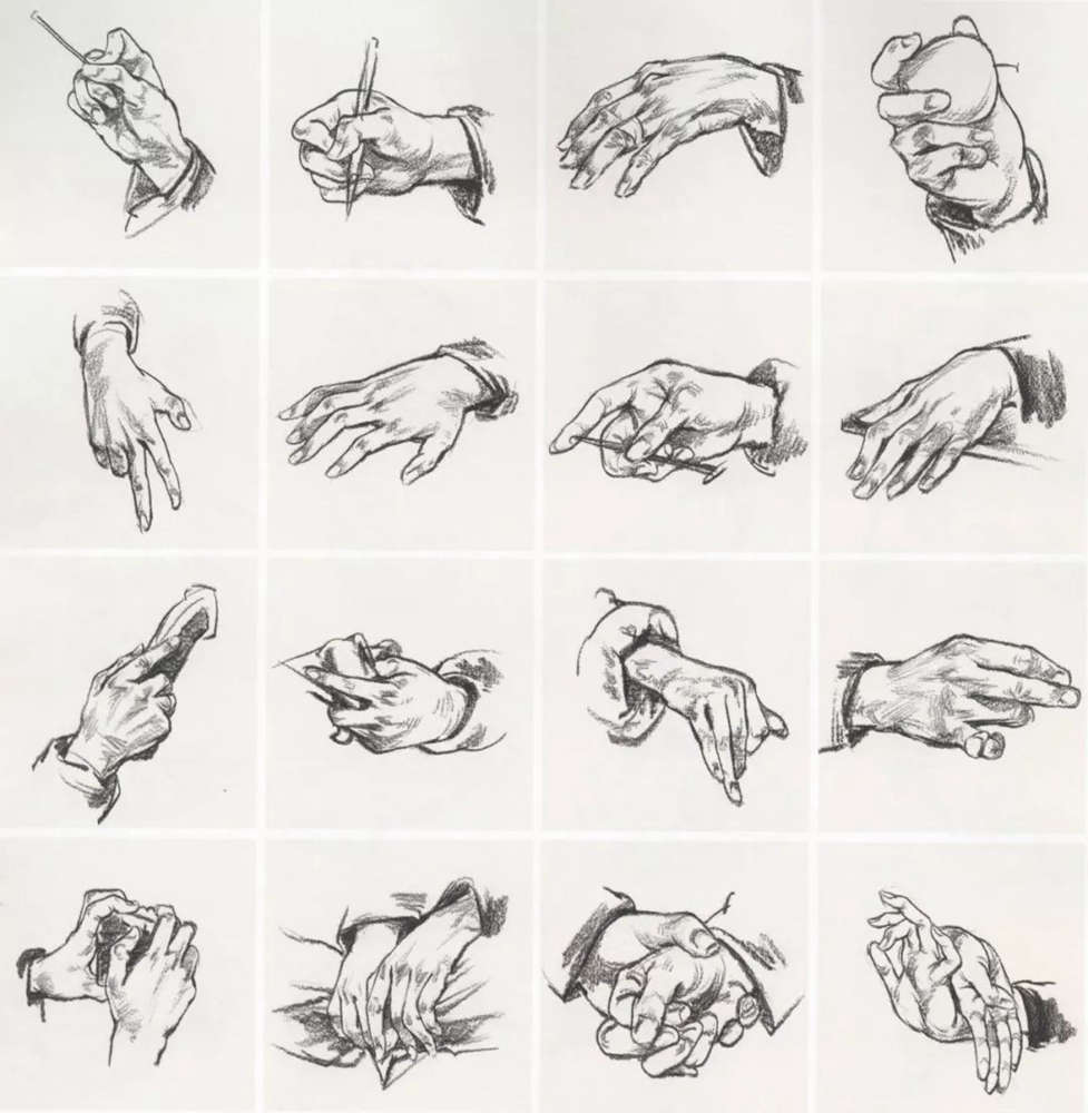 北京美术培训画室老师手把手教你如何刻画速写之手部、脚部和鞋,07