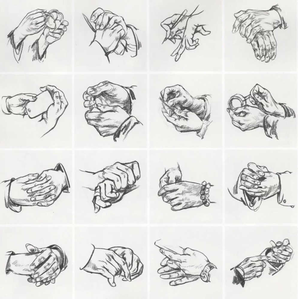 北京美术培训画室老师手把手教你如何刻画速写之手部、脚部和鞋,08