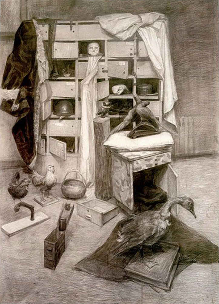北京画室老师给你看看这些央美静物素描,14