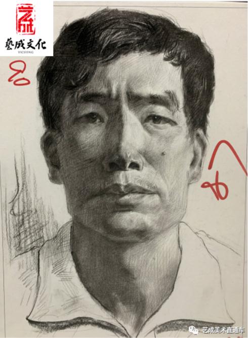 21届广西美术一模高分卷分数老飘了，北京画室建议想此看齐,31