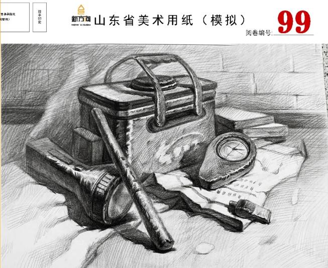 北京画室给你分享山东美术基础教学质量检测高分卷,25