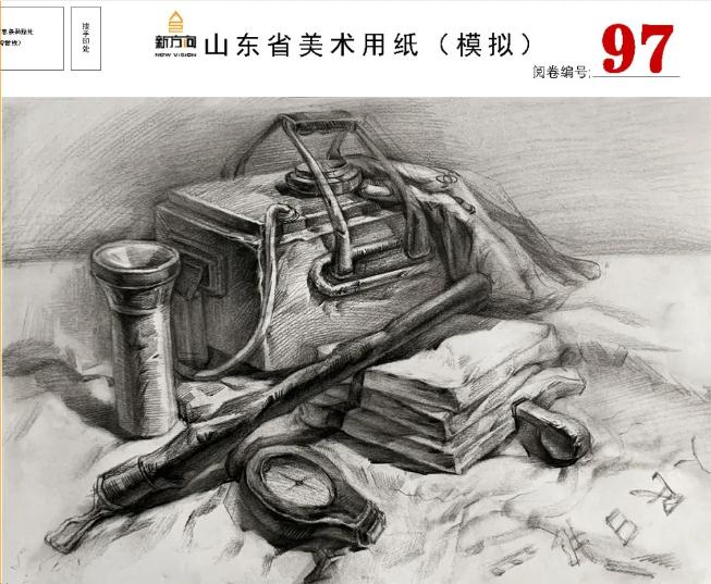 北京画室给你分享山东美术基础教学质量检测高分卷,31