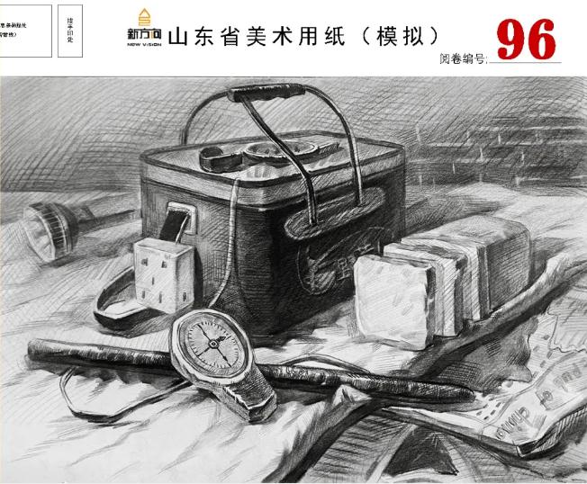 北京画室给你分享山东美术基础教学质量检测高分卷,44