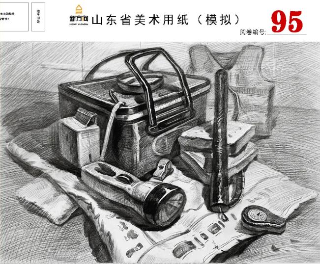 北京画室给你分享山东美术基础教学质量检测高分卷,49