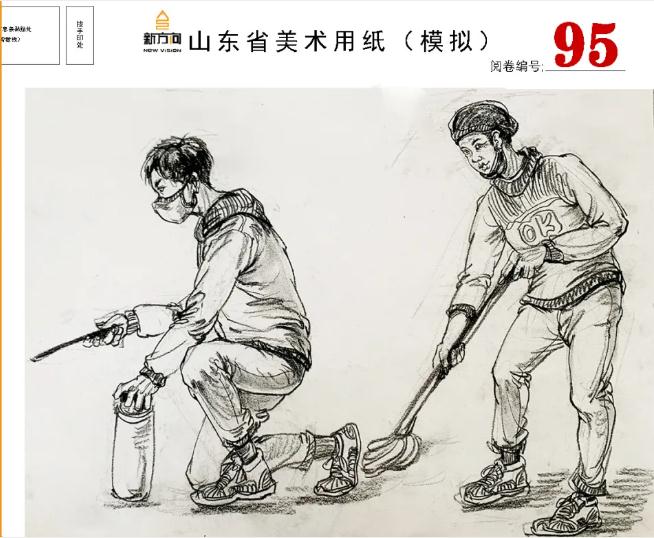 北京画室给你分享山东美术基础教学质量检测高分卷,67