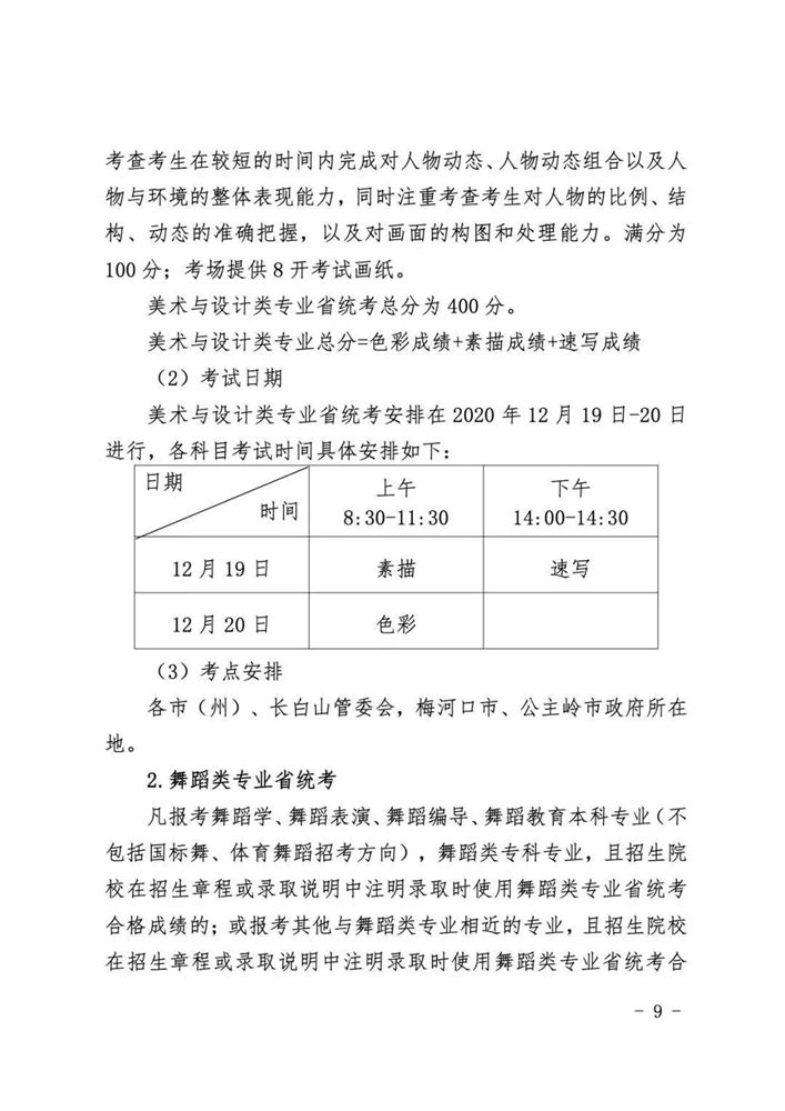 吉林联考12月19日开考！北京画室给大家内附3年联考真题,09