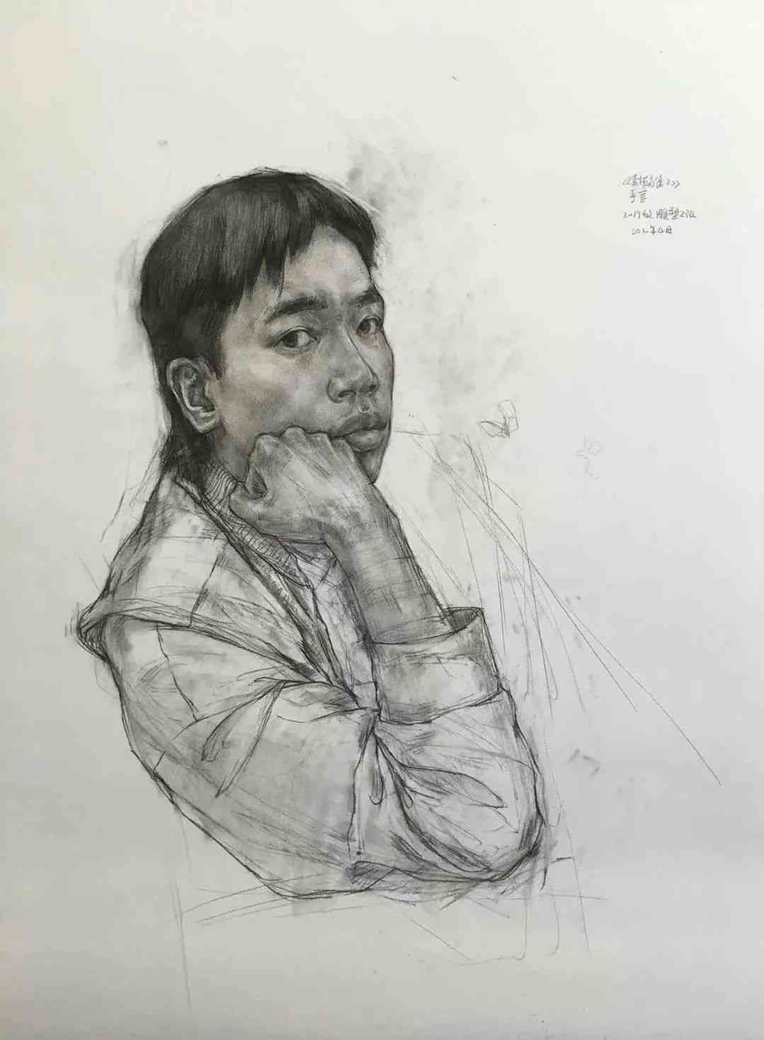 西安美院又来骗我考美院！他们造型艺术专业的素描作品简直绝了！北京李靖画室10