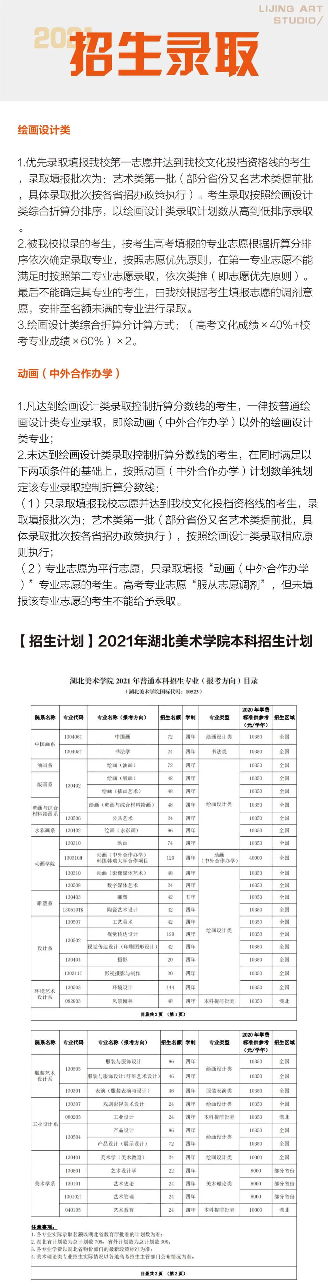 先别急着报志愿，看看这份2021年九大美院报考指南！